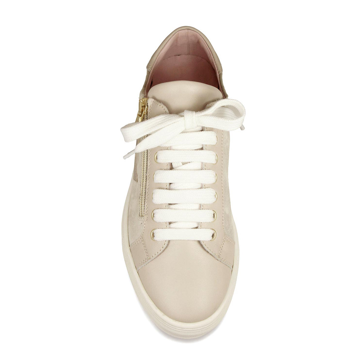 Starlight: Pale Taupe Leather & Suede Shoes Sole Bliss
