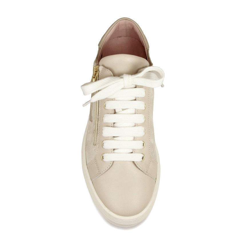 Starlight: Pale Taupe Leather & Suede Shoes Sole Bliss