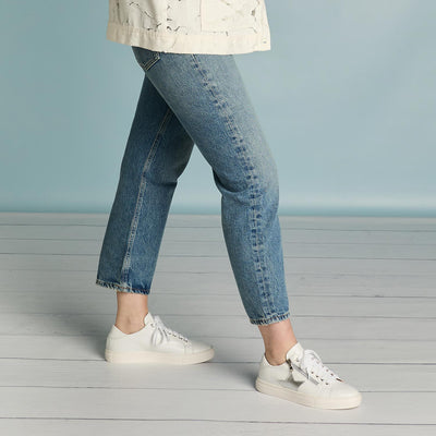 Starlight: White Leather & Silver Shoes Sole Bliss