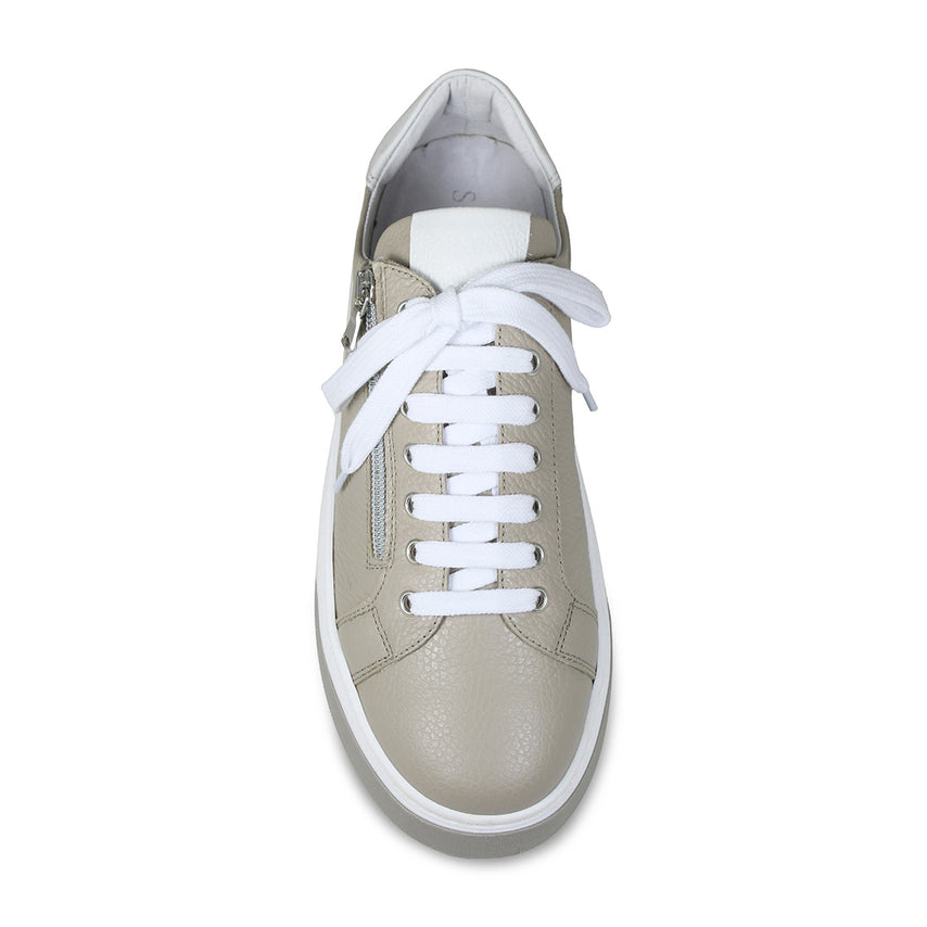 MEN'S Statement: Taupe Leather Shoes Sole Bliss