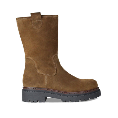 Stella: Tan Suede Boots Sole Bliss