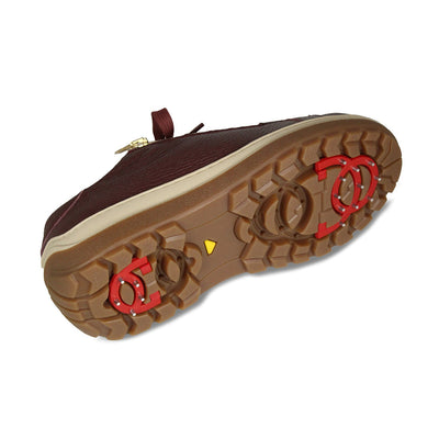 Summit: Plum Leather & Shearling Shoes Sole Bliss