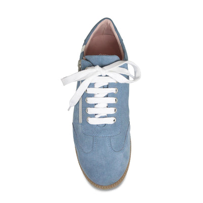 Swirl: Denim Suede Shoes Sole Bliss