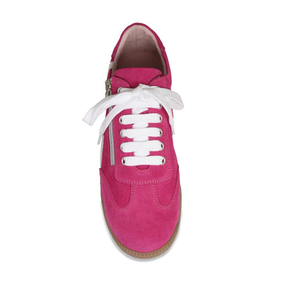 Swirl: Fuchsia Suede Shoes Sole Bliss