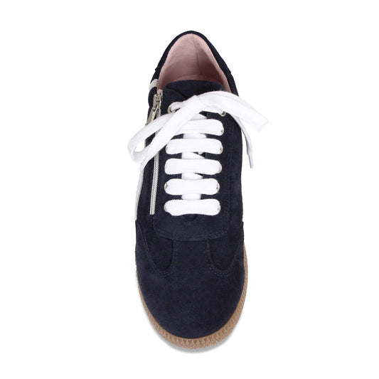 Swirl: Navy Suede Shoes Sole Bliss