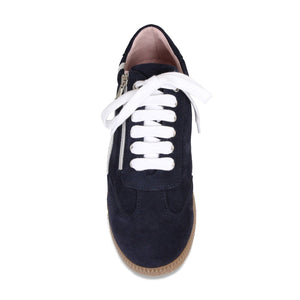 Swirl: Navy Suede Shoes Sole Bliss
