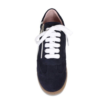 Swirl: Navy Suede Shoes Sole Bliss