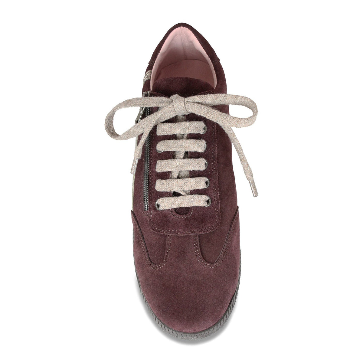 Swirl: Plum Suede Shoes Sole Bliss