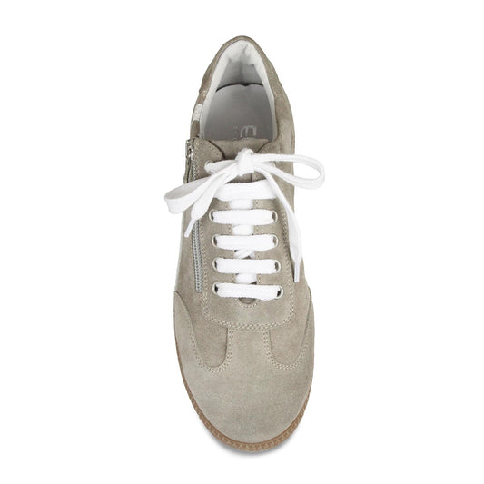 Swirl: Taupe Suede Shoes Sole Bliss