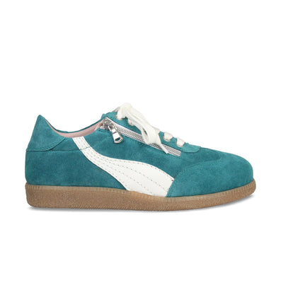 Swirl: Teal Suede Shoes Sole Bliss