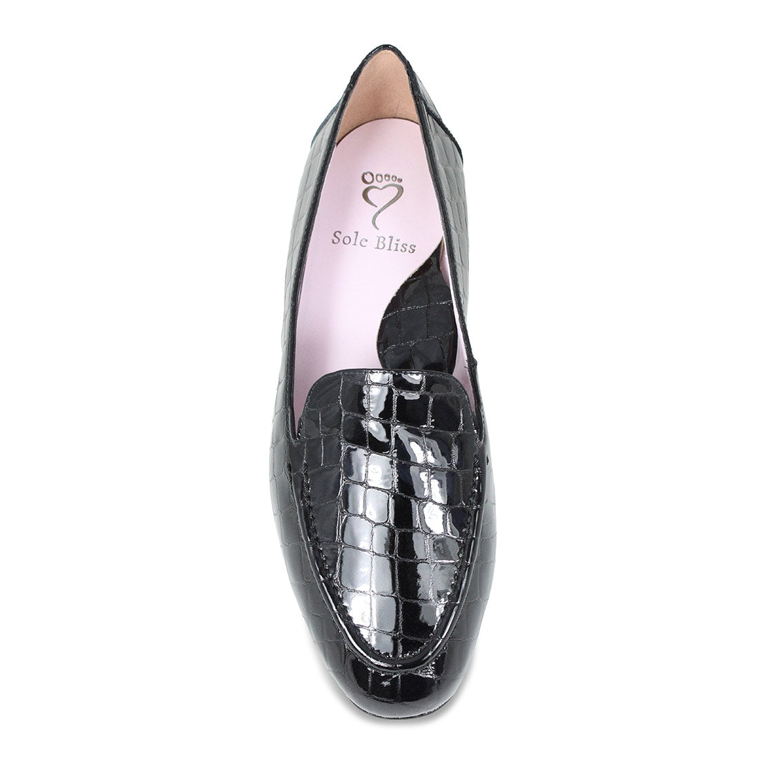 W. Potocki Ladies' black patent leather shoes Potocki - KeeShoes