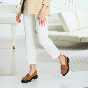 Talent: Tan Suede Shoes Sole Bliss