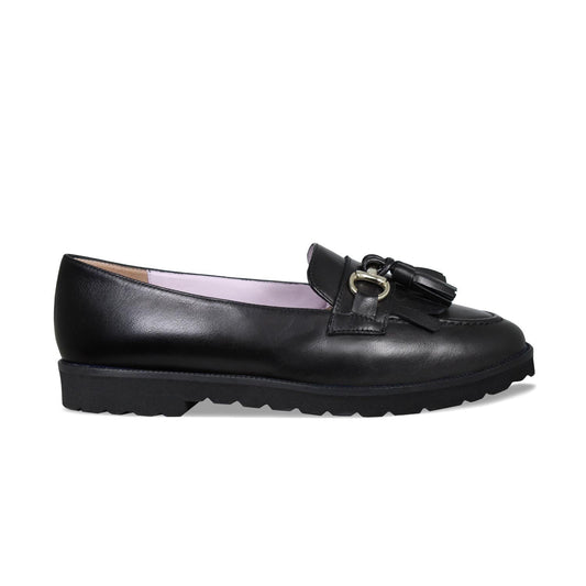 Tanner: Black Leather Shoes Sole Bliss