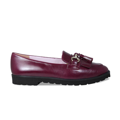 Tanner: Plum Leather Shoes Sole Bliss