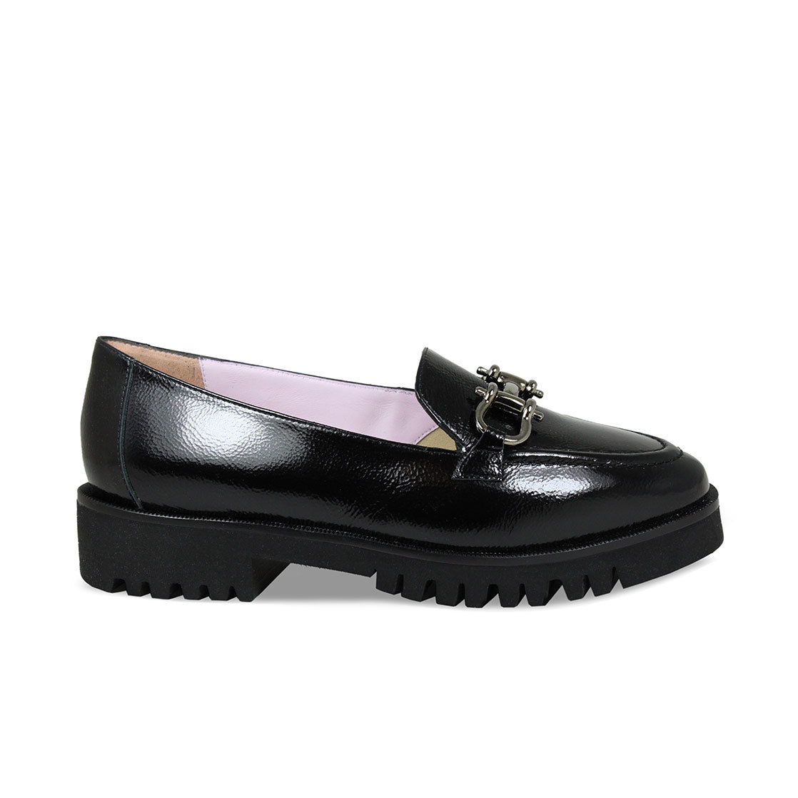 Terri: Black Patent Leather Shoes Sole Bliss