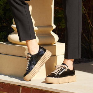 Track: Black Patent Leather Shoes Sole Bliss