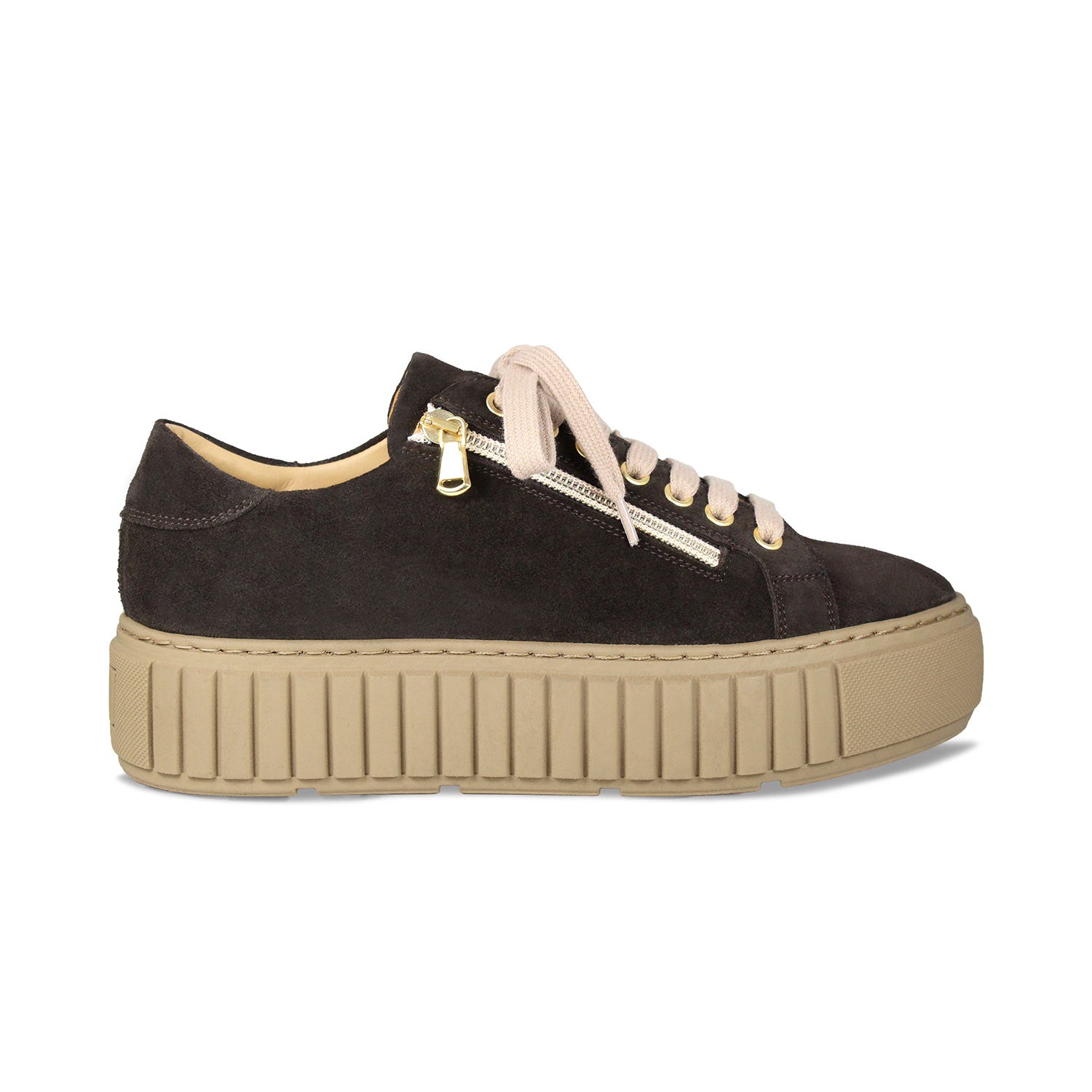 Track: Chocolate Brown Suede Shoes Sole Bliss