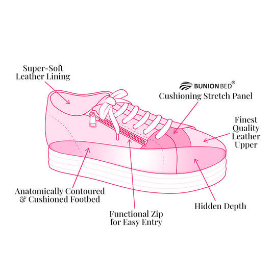 Dandy: Rose Leather & Multi Shoes Sole Bliss