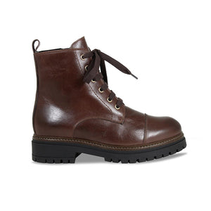 Tread: Chestnut Leather Boots Sole Bliss
