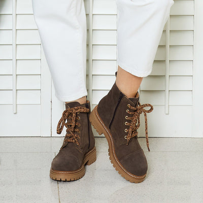 Tread: Truffle Suede Boots Sole Bliss