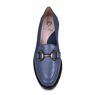 Treasure: Denim Leather Shoes Sole Bliss