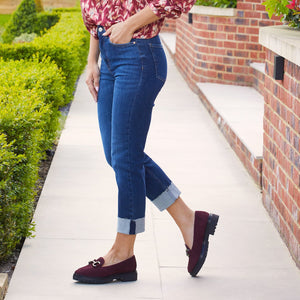 Treasure: Plum Suede Shoes Sole Bliss