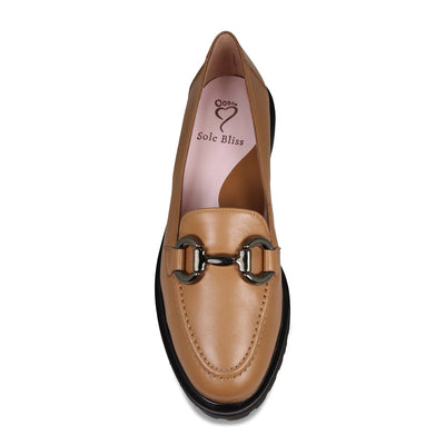 Treasure: Tan Leather Shoes Sole Bliss