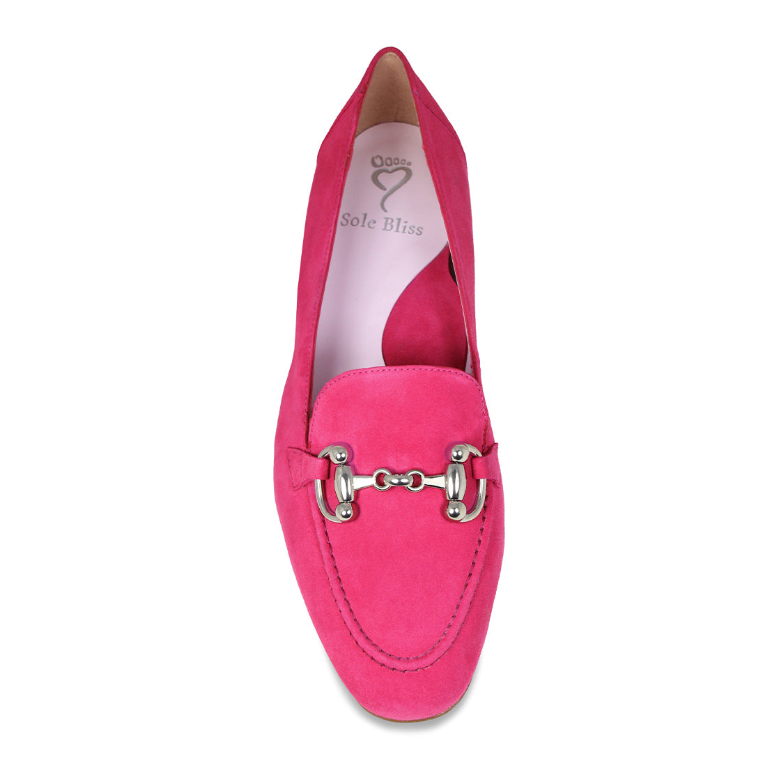 Trinity: Fuchsia Suede Shoes Sole Bliss