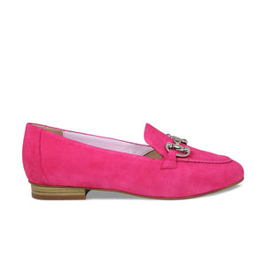 Trinity: Fuchsia Suede Shoes Sole Bliss