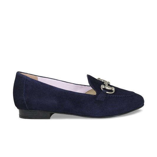 Trinity: Navy Suede Shoes Sole Bliss