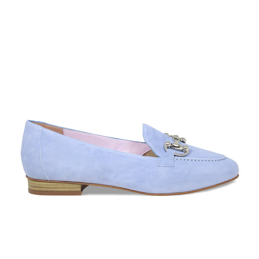 Trinity: Sky Blue Suede Shoes Sole Bliss