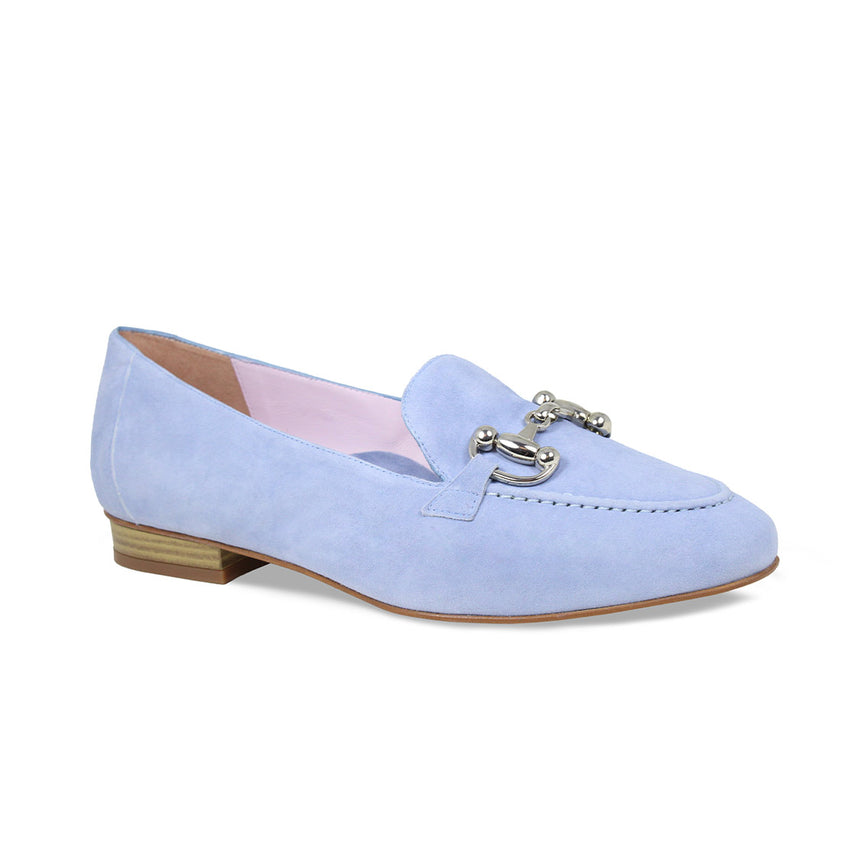 Trinity: Sky Blue Suede Shoes Sole Bliss