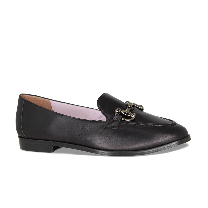 Triumph: Black Leather Shoes Sole Bliss