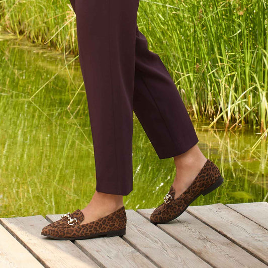 Triumph: Luxe Leopard Suede Shoes Sole Bliss