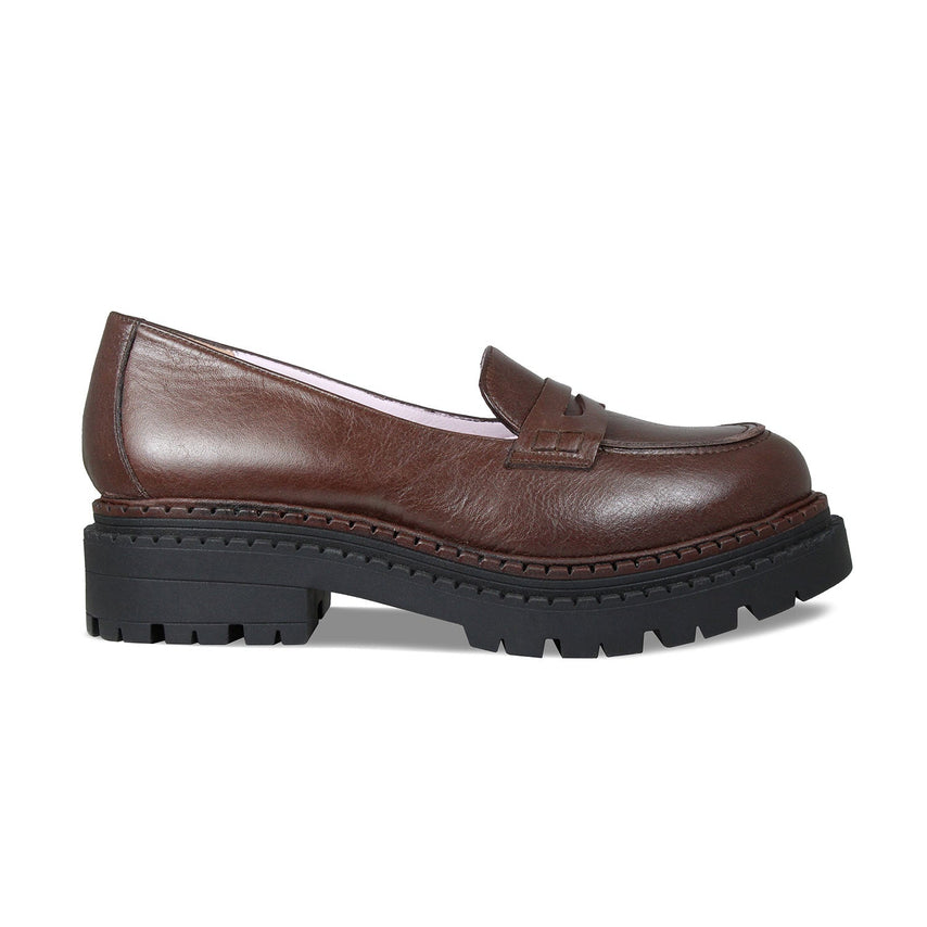 Trophy: Chestnut Leather Shoes Sole Bliss