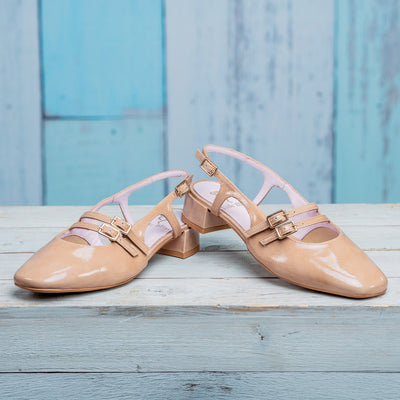 Opera: Blush Patent Leather Shoes Sole Bliss