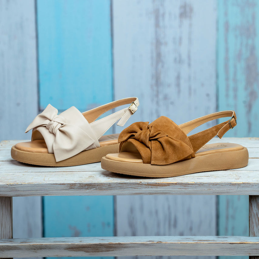 Bonnie: Tan Suede Shoes Sole Bliss
