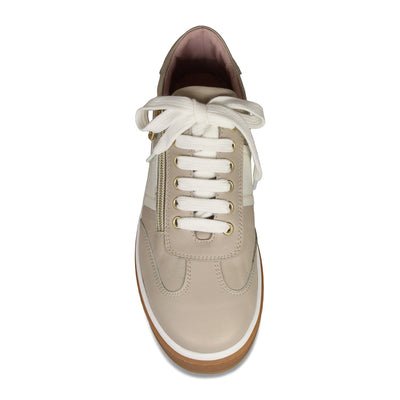 Uptown: Pale Taupe Leather Shoes Sole Bliss