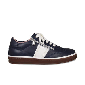 Uptown: Navy Leather Shoes Sole Bliss