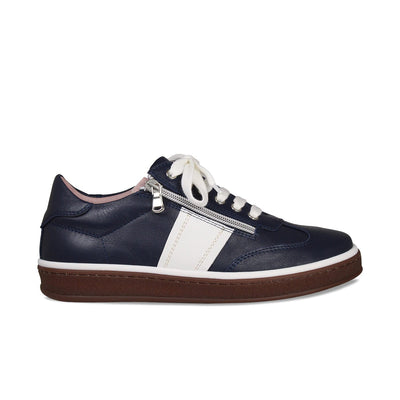 Uptown: Navy Leather Shoes Sole Bliss