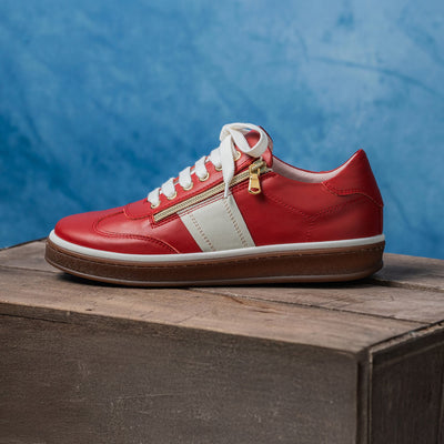 Uptown: Red Leather Shoes Sole Bliss