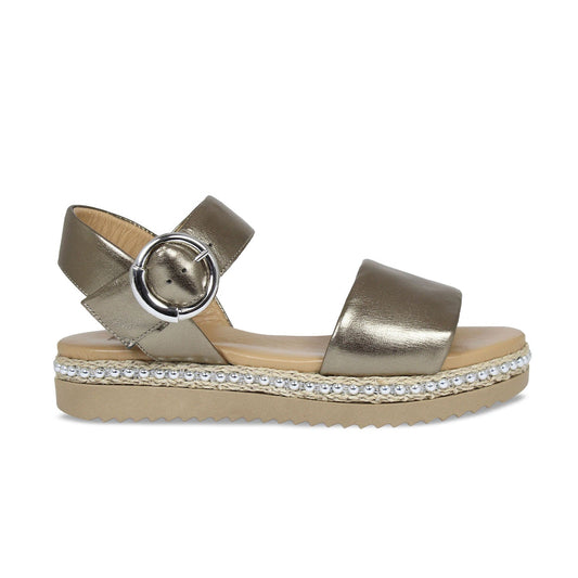 Walker: Bronze Leather Shoes Sole Bliss