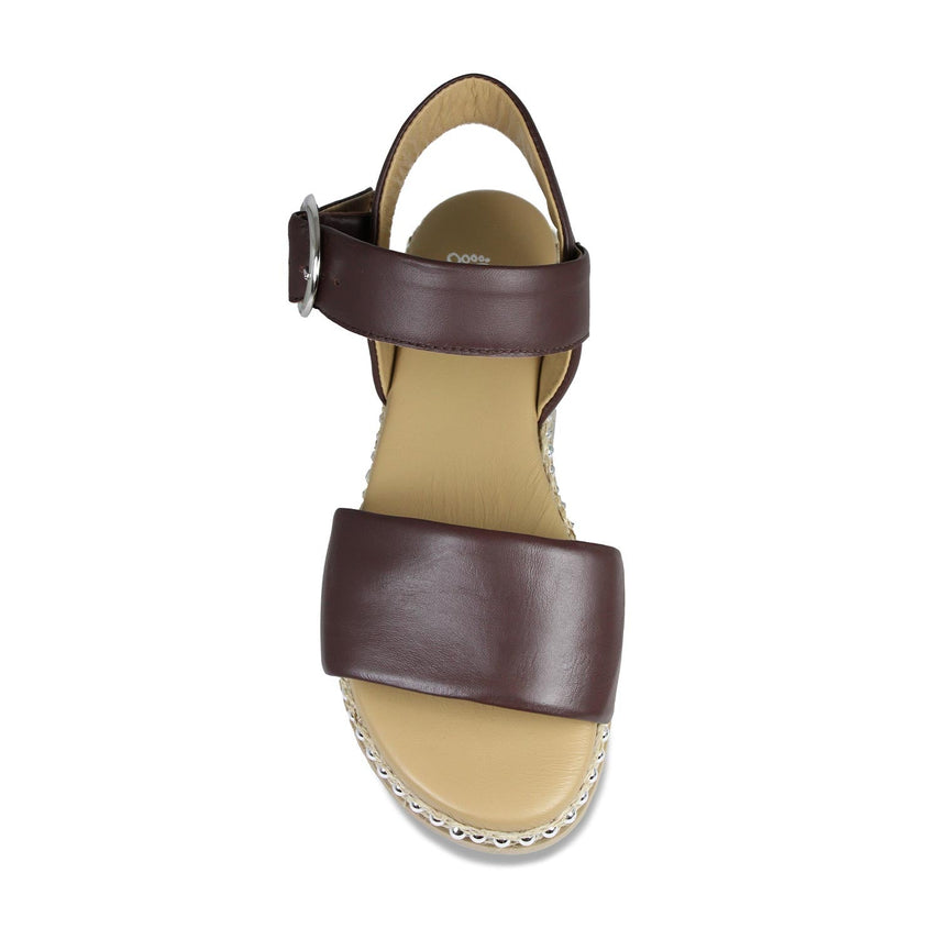 Walker: Chocolate Leather Shoes Sole Bliss