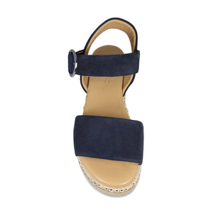 Walker: Navy Suede Shoes Sole Bliss