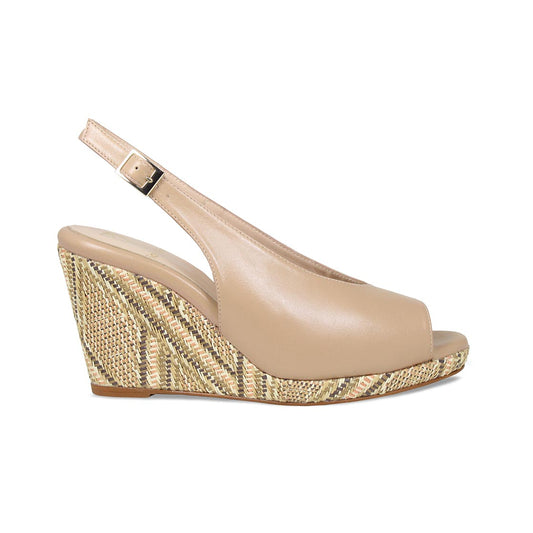 Whitney: Nude Leather Shoes Sole Bliss