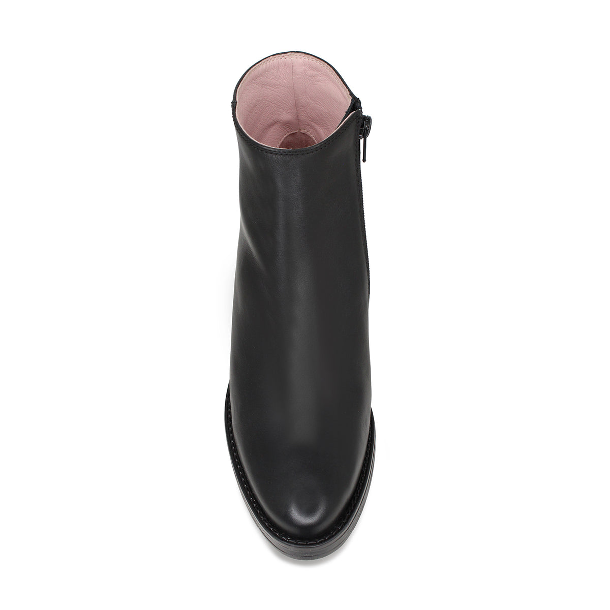 Winona: Black Leather Boots Sole Bliss