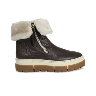 PRE ORDER - Wonder: Chocolate Brown Leather & Shearling