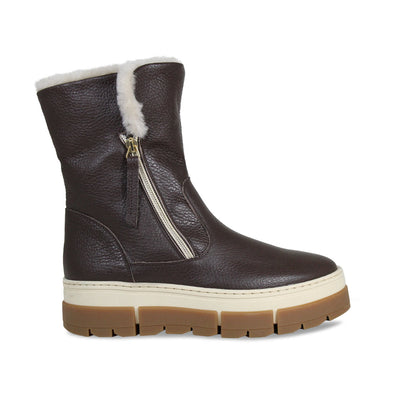 PRE ORDER - Wonder: Chocolate Brown Leather & Shearling