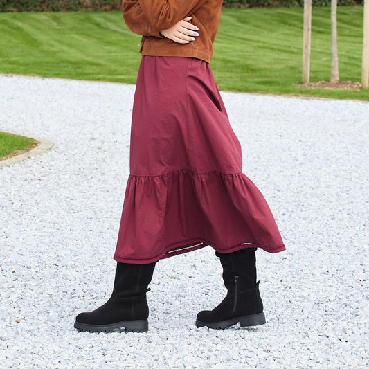 Wynter: Black Suede & Shearling Boots Sole Bliss
