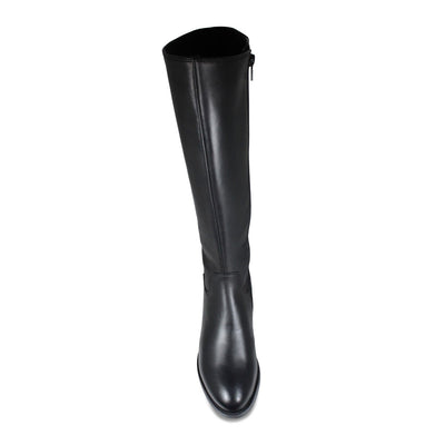 Zara: Black Leather Boots Sole Bliss